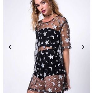 Motel glittery star dress
